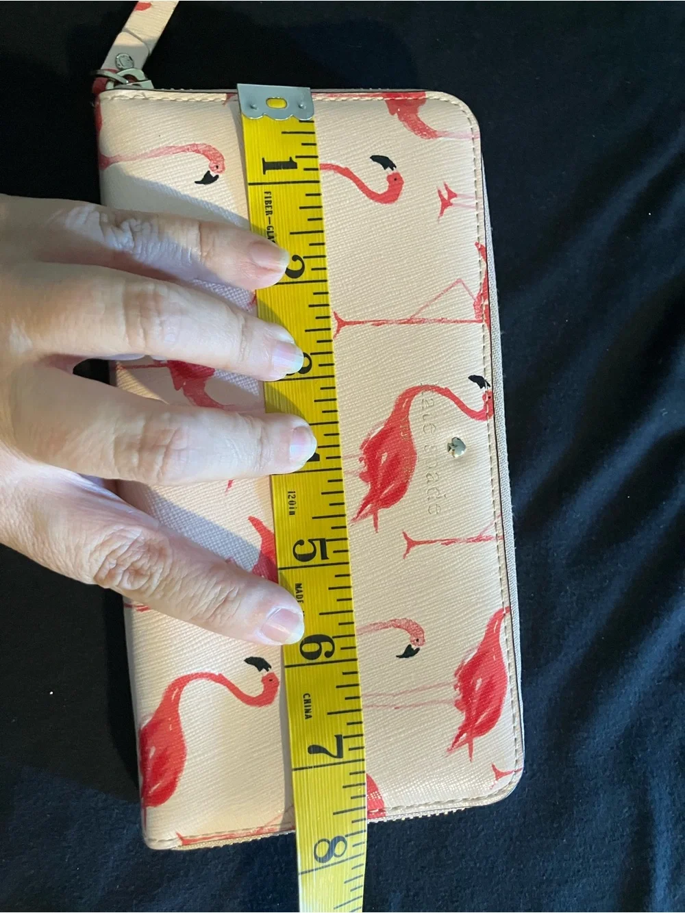 Kate Spade Cedar Street Flamingos Lacey continental wallet